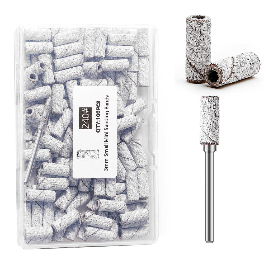 Bandas ERUIKA Zebra para uñas, 100 piezas listas para gel y acrílico.