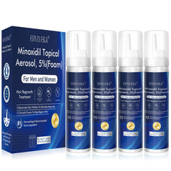 Espuma ERYLVEKA Minoxidil 5% con biotina para crecimiento capilar.