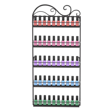 ERYTLLY estante de esmaltes para pared, organizador compacto para acceso rápido