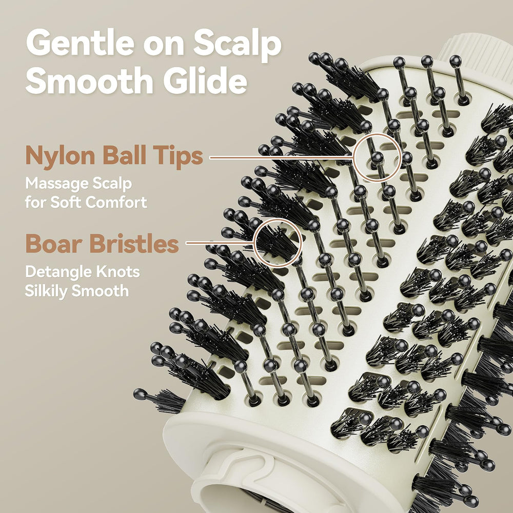 Esctabalt, brosse ovale modelage rapide pour cheveux lisses et nets.