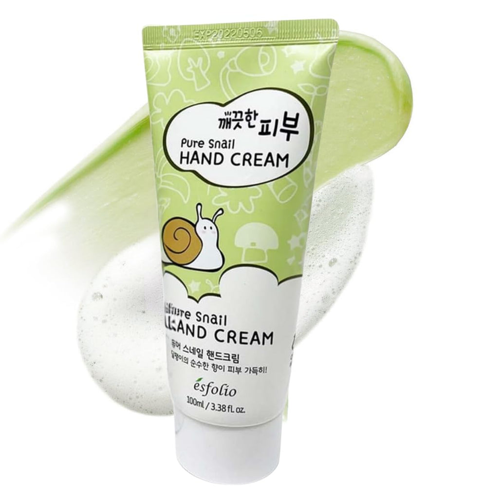 Esfolio crema de manos, textura suave, hidratación profunda para la piel seca.