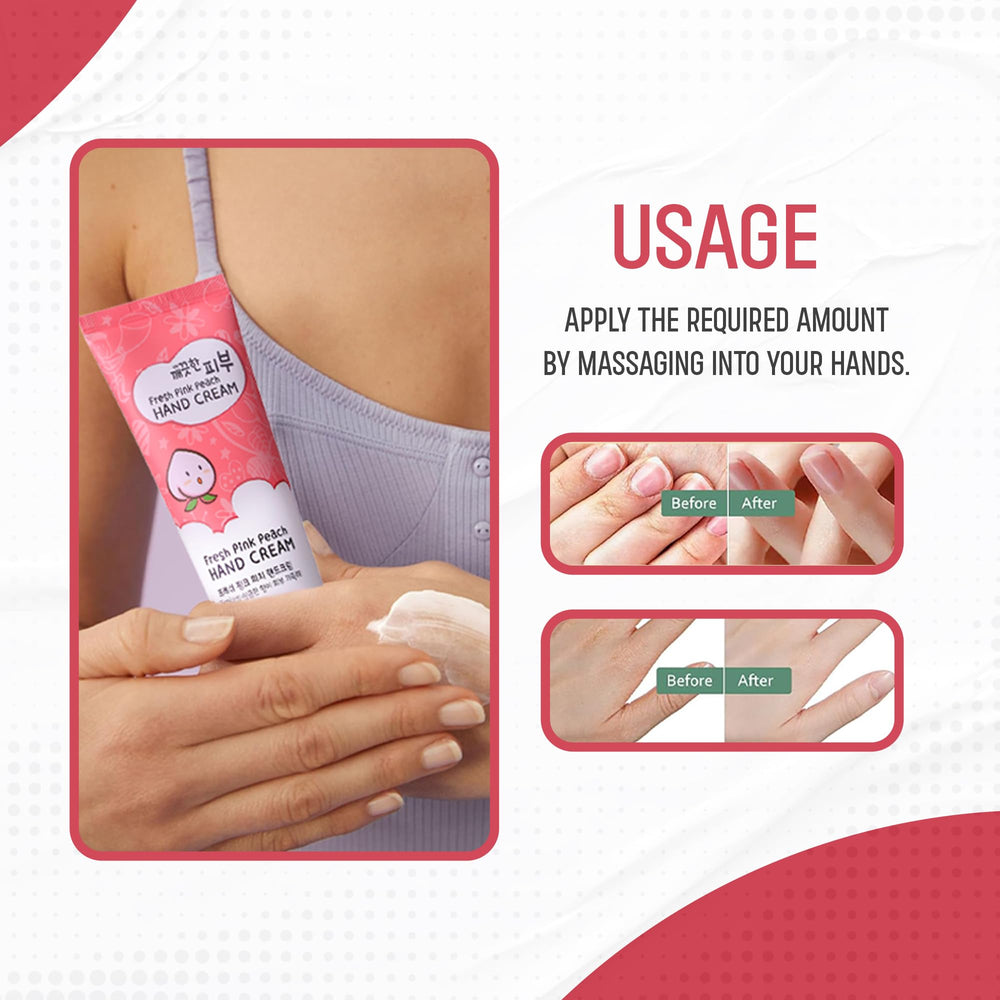 Esfolio Crema de Manos Fresh Pink Peach, bote compacto ideal para bolso o escritorio.