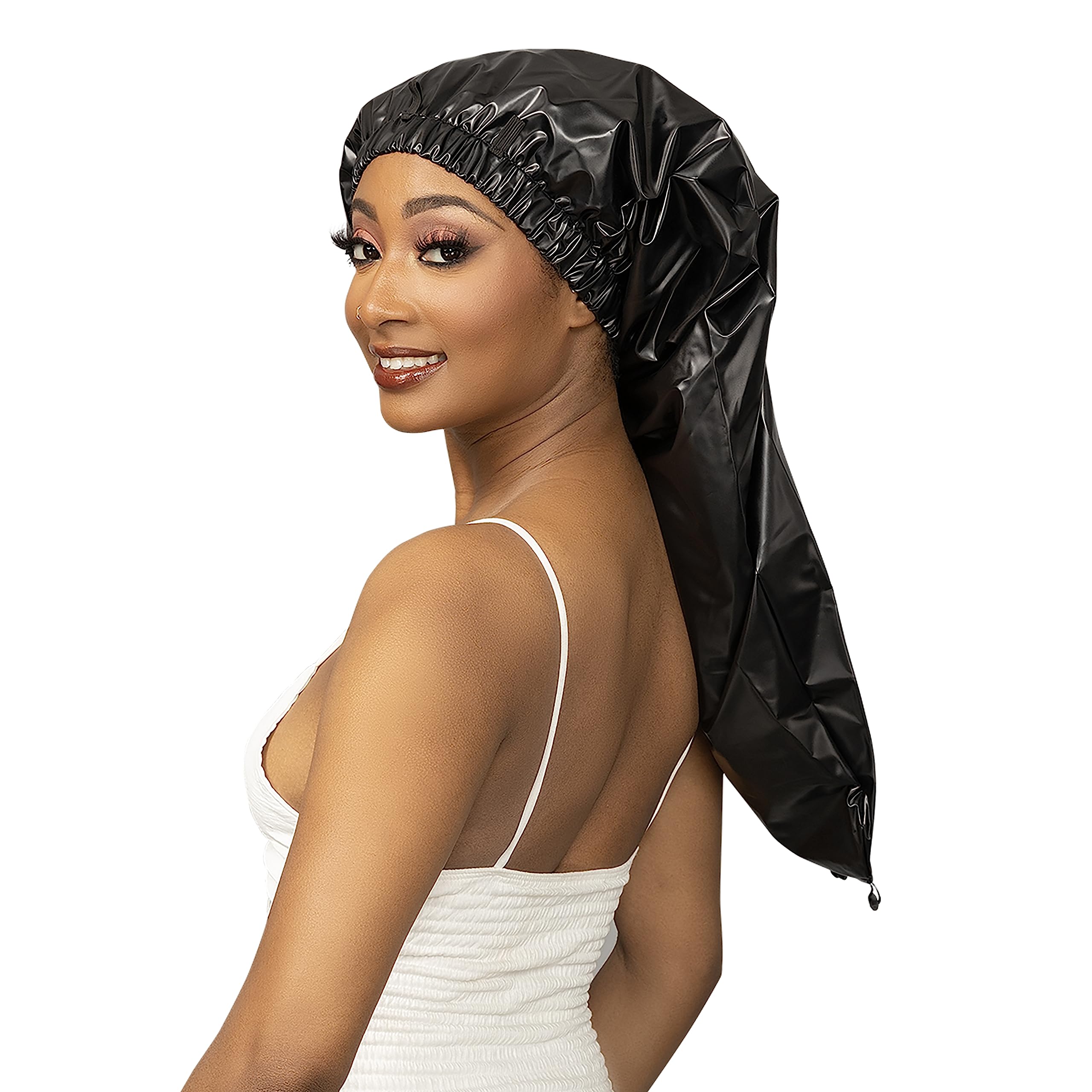 Gorro de ducha impermeable Esha, sin fugas con cabello voluminoso