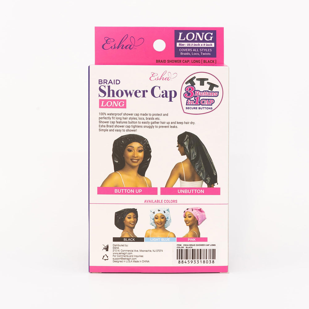 Gorro espacioso Esha para viaje, cabe cabello voluminoso sin apretar