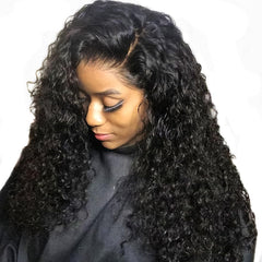 ESIWONHAIR onda profunda frente de encaje 4x4 para look natural
