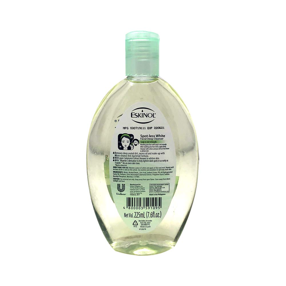 Eskinol Naturales Calamansi con textura de espuma suave para limpieza revitalizante.
