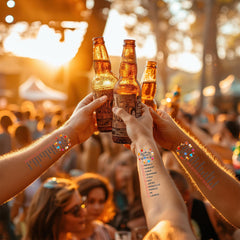 ESLINOP Drink Around The World Epcot tatuaje Norteamérica para festivales.