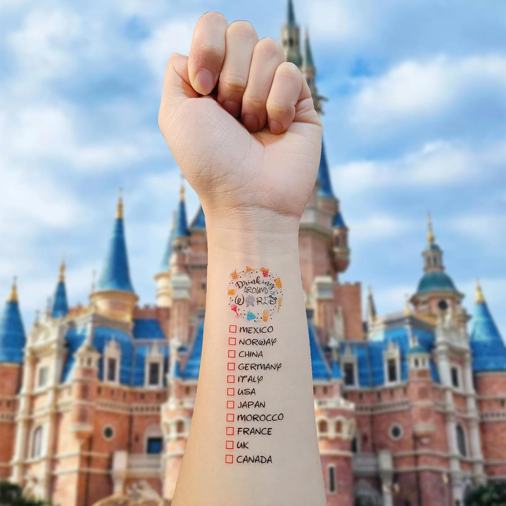 ESLINOP Drink Around The World Epcot tatuaje Oceanía para viajeros curiosos.