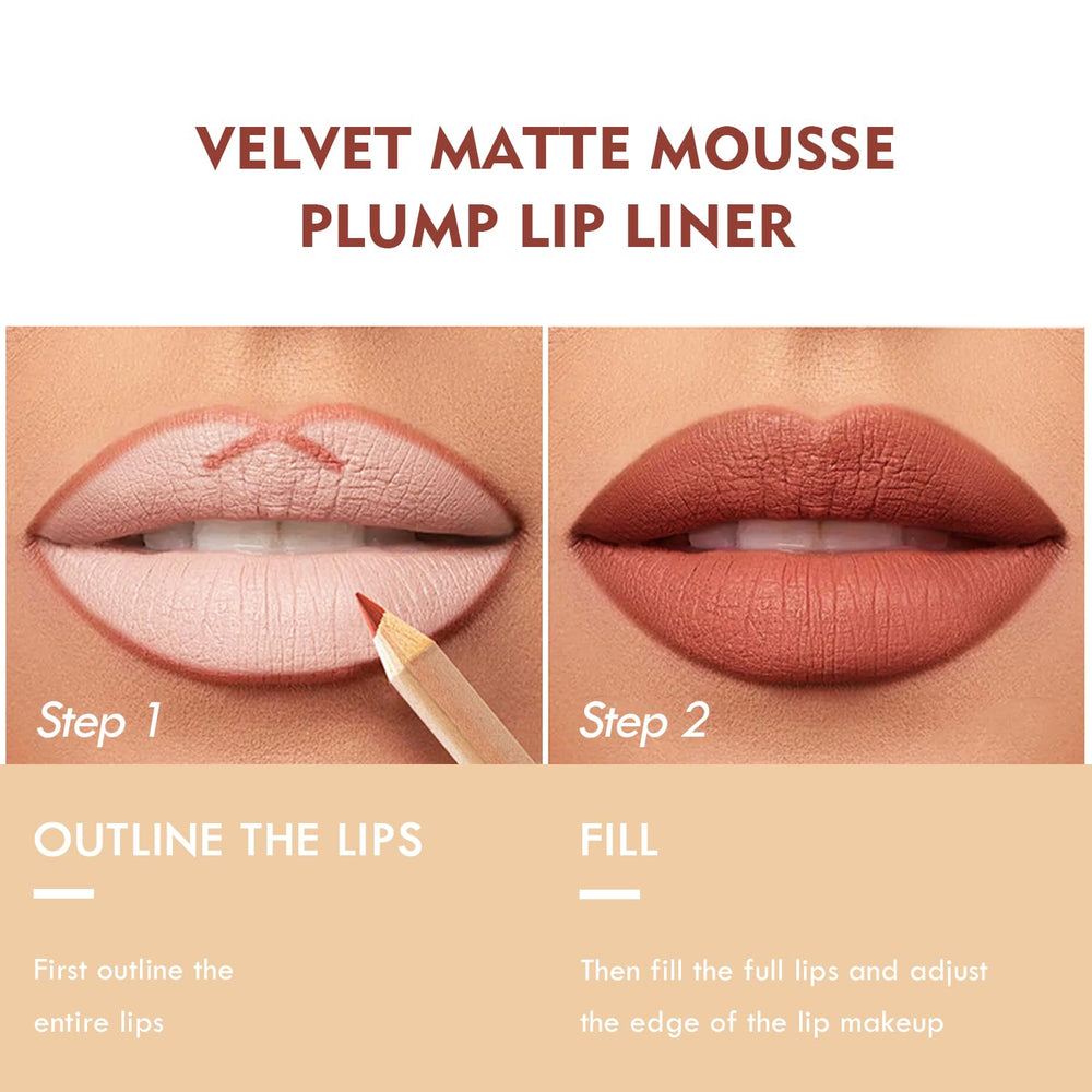 Espoce delineador labial tono rojo vivo para acento atrevido
