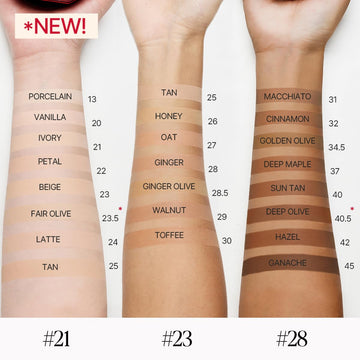 Ingredientes veganos en Espoir Be Velvet Cushion Foundation, libre de crueldad.