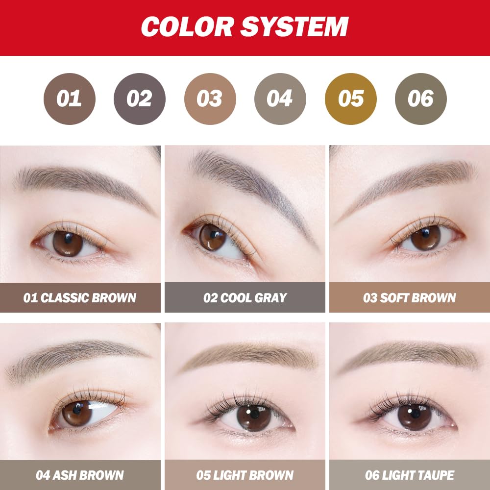 Espoir lapiz cejas balance superficie-llena textura uniforme en cada pasada.