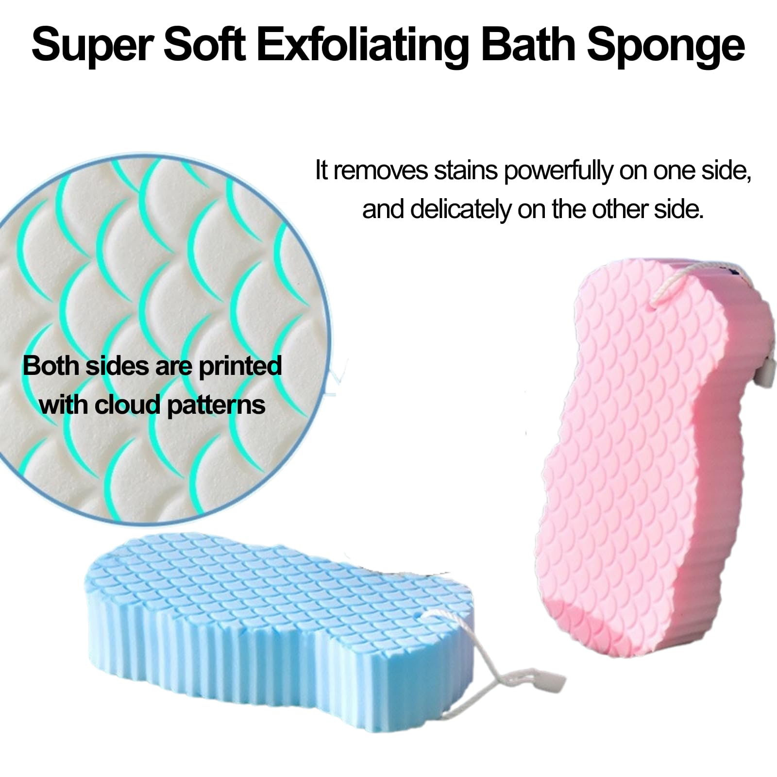 Esponja exfoliante mágica para uso diario y masaje suave