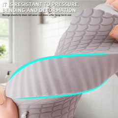 Esponja exfoliante mágica para baño, ideal para duchas diarias.