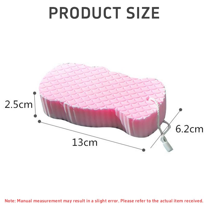 Esponja exfoliante mágica para baño, reutilizable para múltiples sesiones.