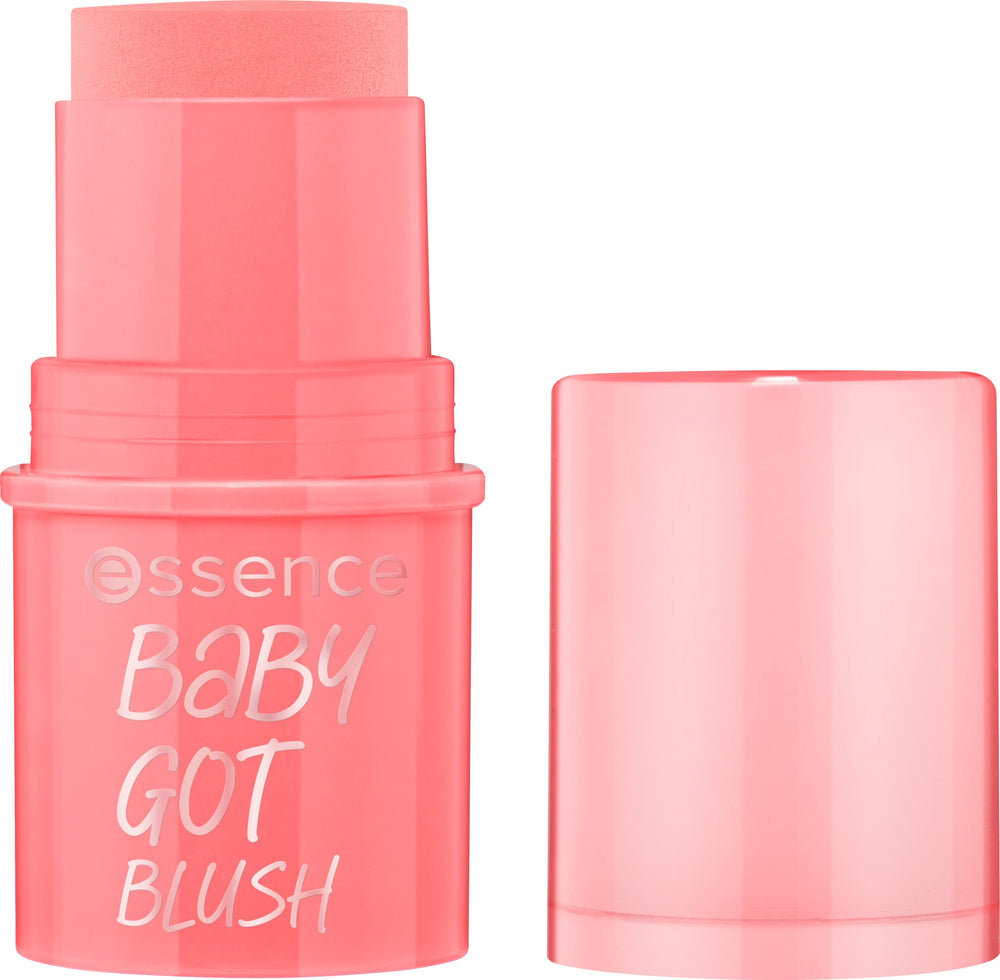 Essence Baby Got Blush aplica suavemente la barra para color instantáneo en las mejillas