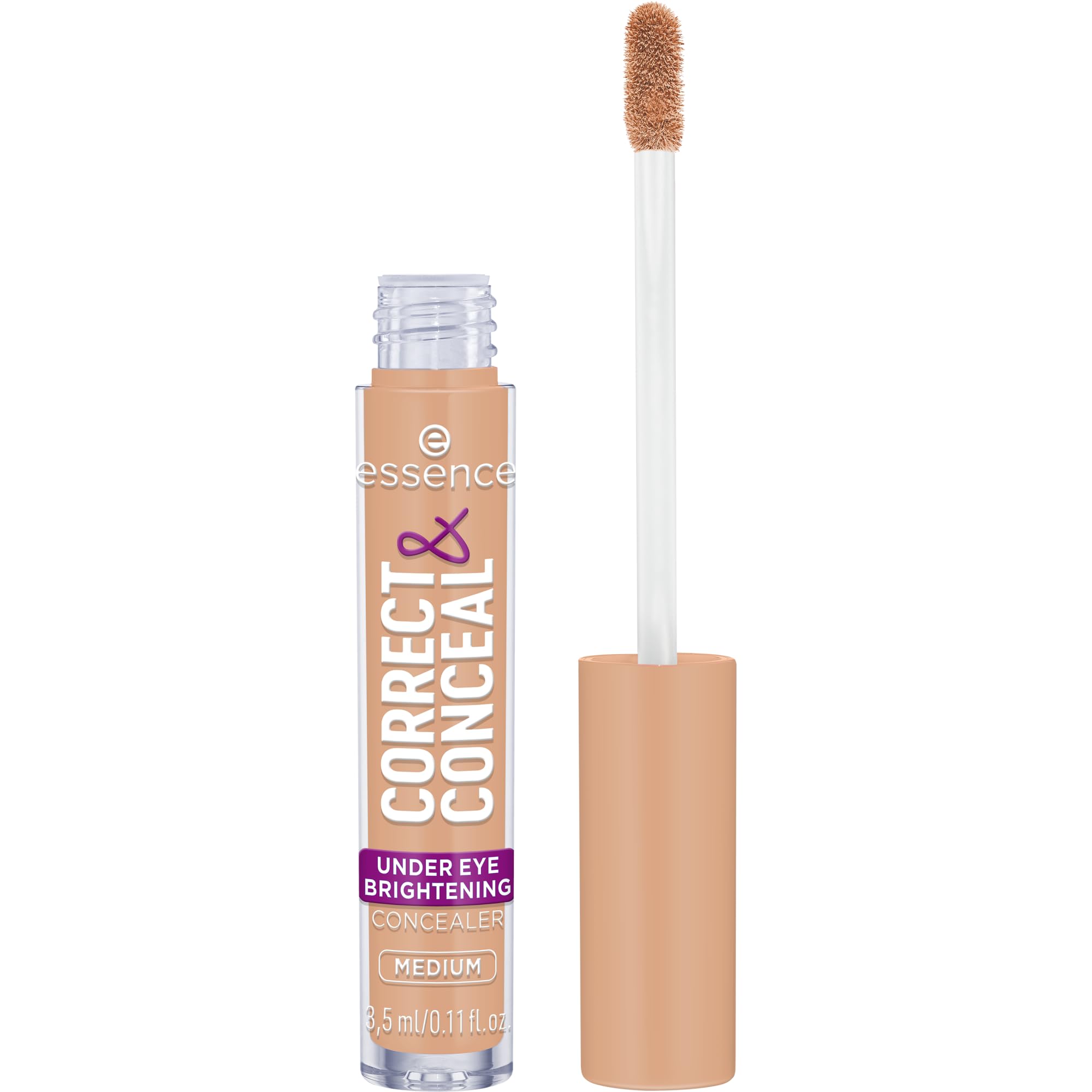 Essence Correct & Conceal con cobertura media para ojeras oscuras.