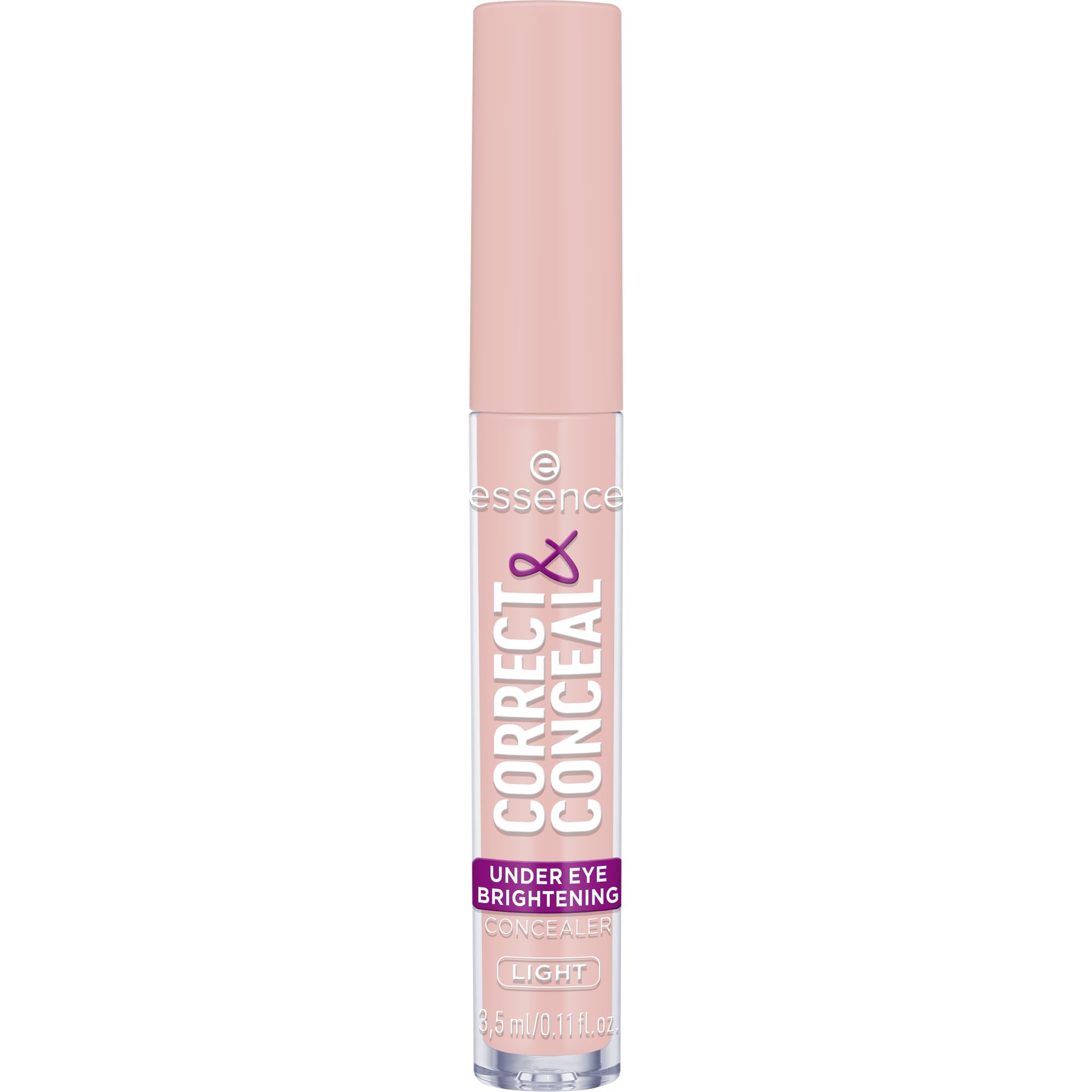 essence Corrector Iluminador, textura ligera para aplicación suave.