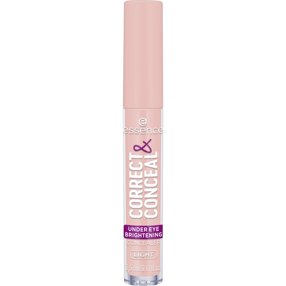 essence Corrector Iluminador, textura ligera para aplicación suave.