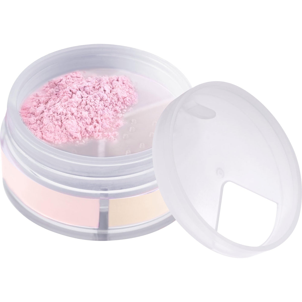 essence Flawless Skin Trío polvos sueltos en empaque compacto para retoques diarios