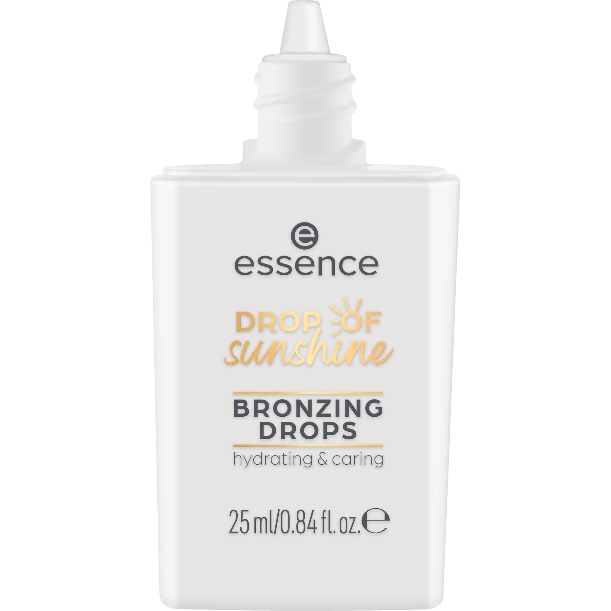 Gotas Bronceadoras de Sol de essence en botella para un brillo natural