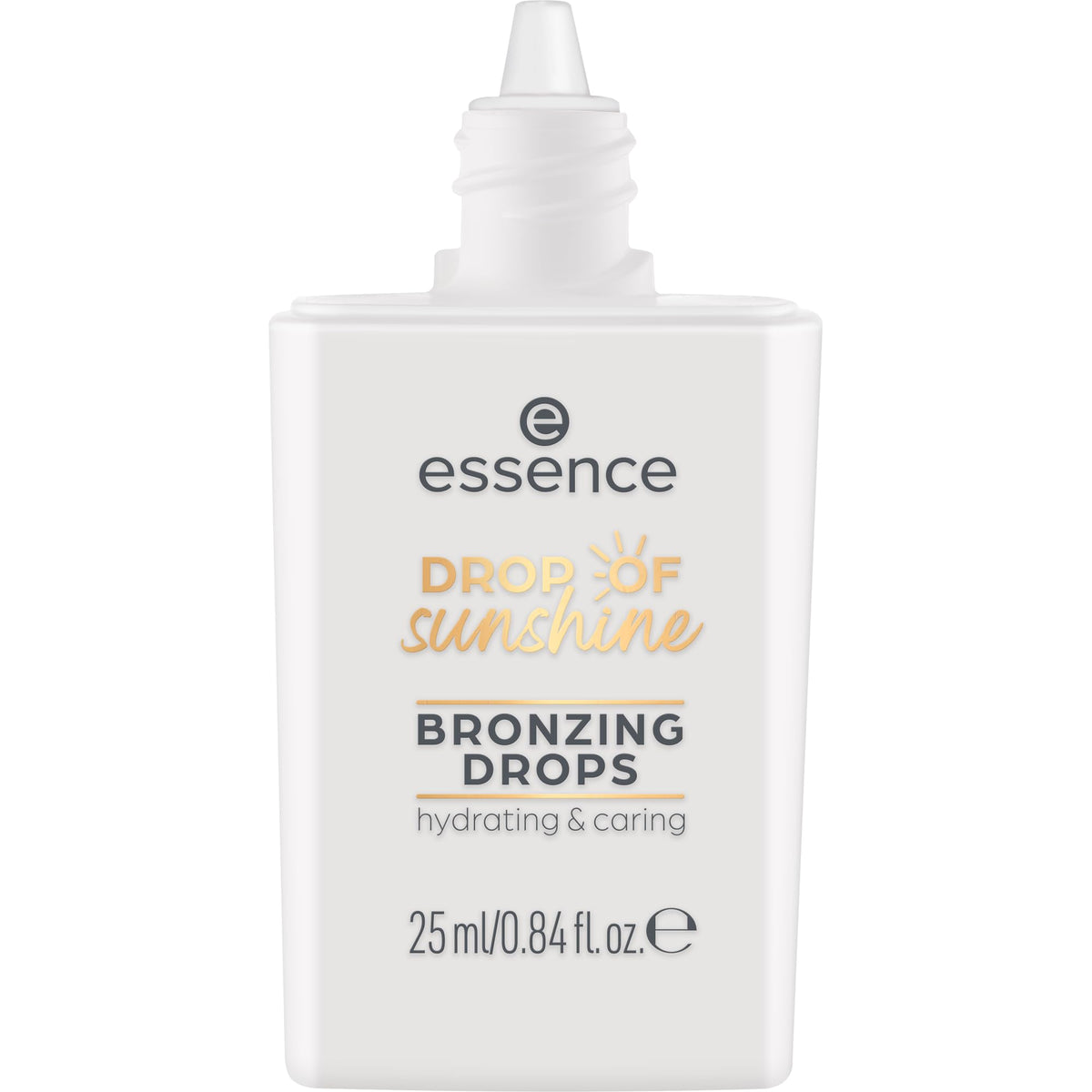 Gotas Bronceadoras de Sol de essence en botella para un brillo natural