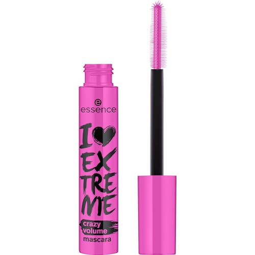 essence I Love Extreme Crazy Volume Mascara: aplicador elastómero grande para volumen