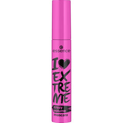 essence I Love Extreme Crazy Volume Mascara: tubo compacto para retoques diarios