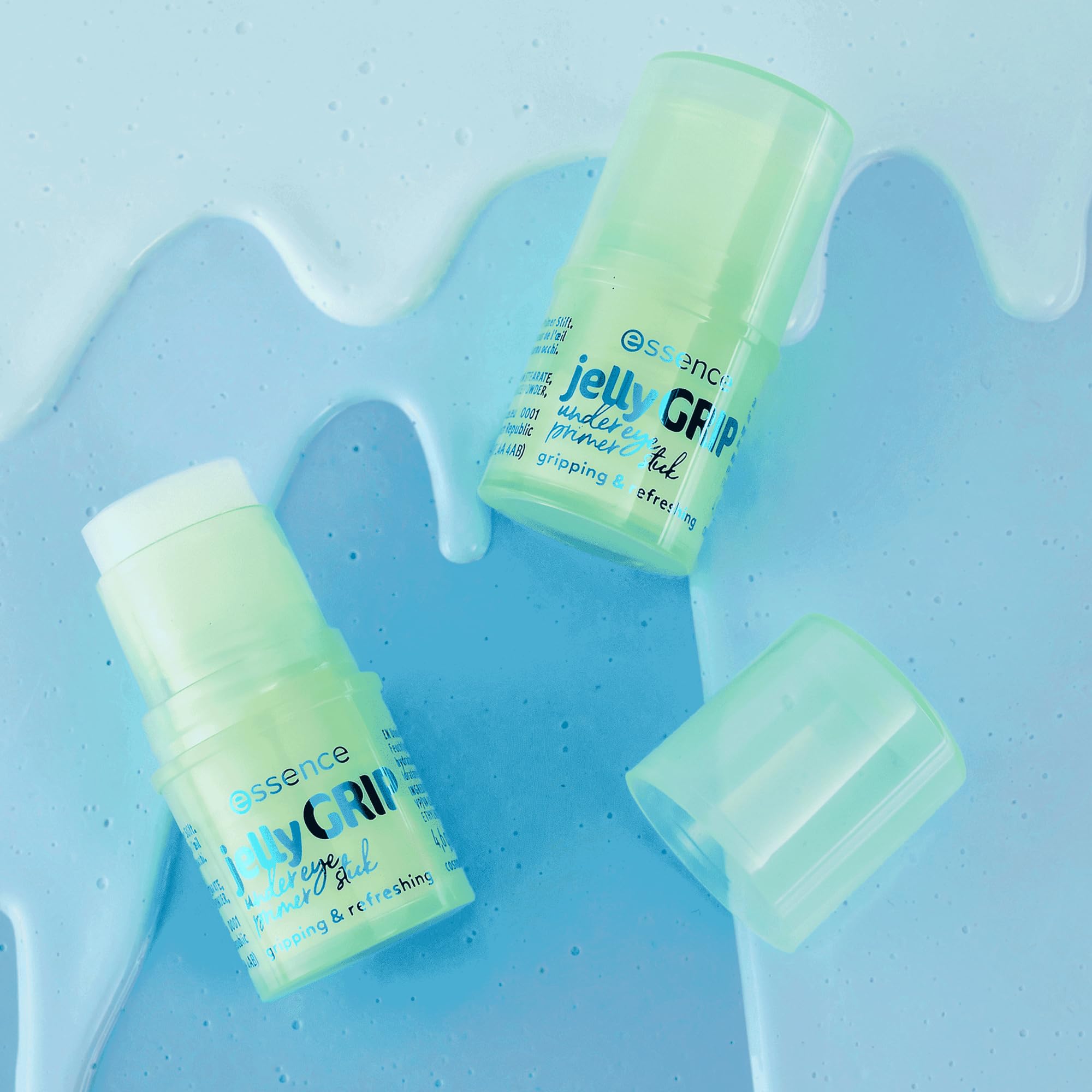 essence Jelly Grip envase-barra-practico facilita la rutina diaria de maquillaje.
