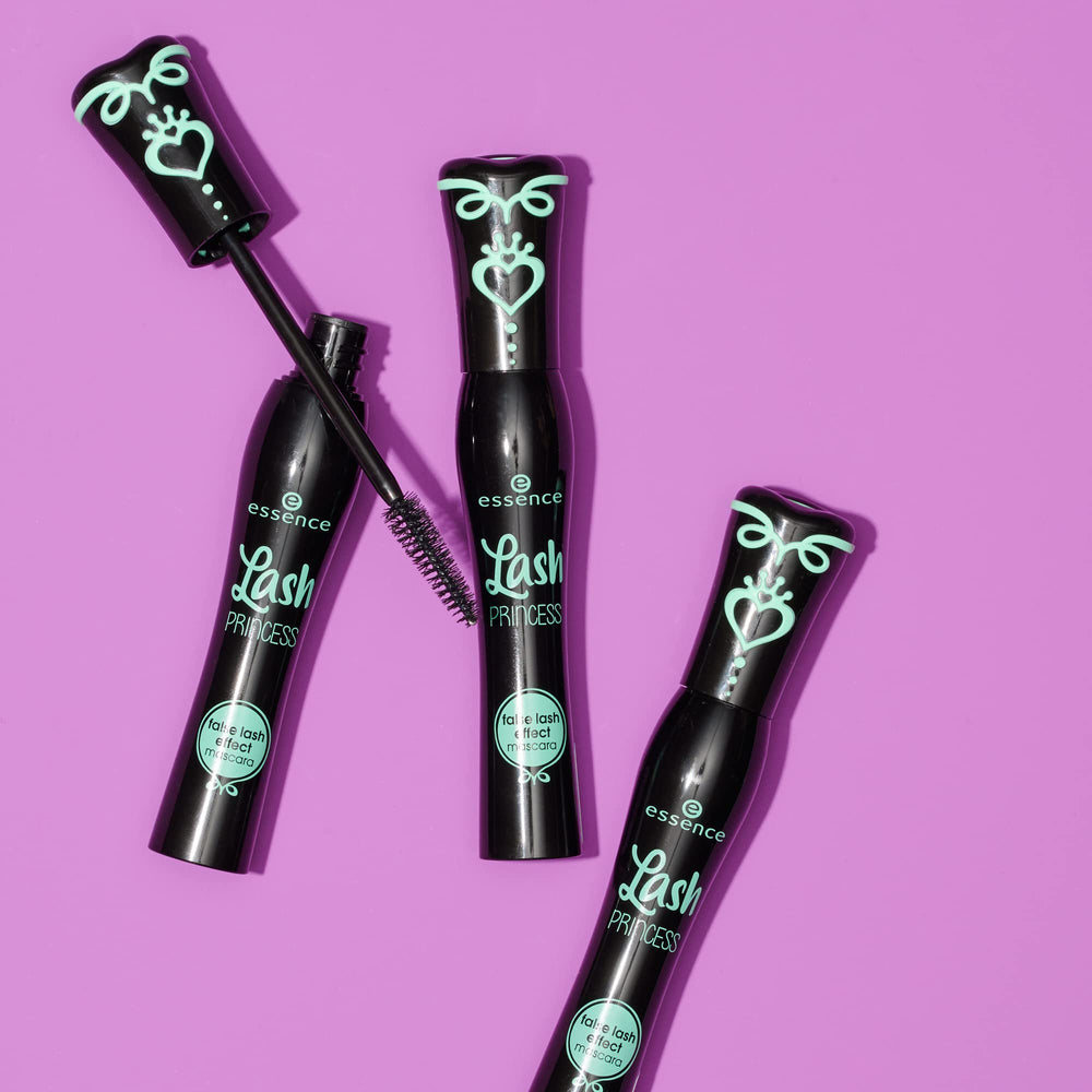 essence Lash Princess Máscara envase negro icónico para look intenso