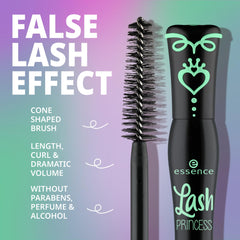 essence Lash Princess rizo y volumen para un look definido.
