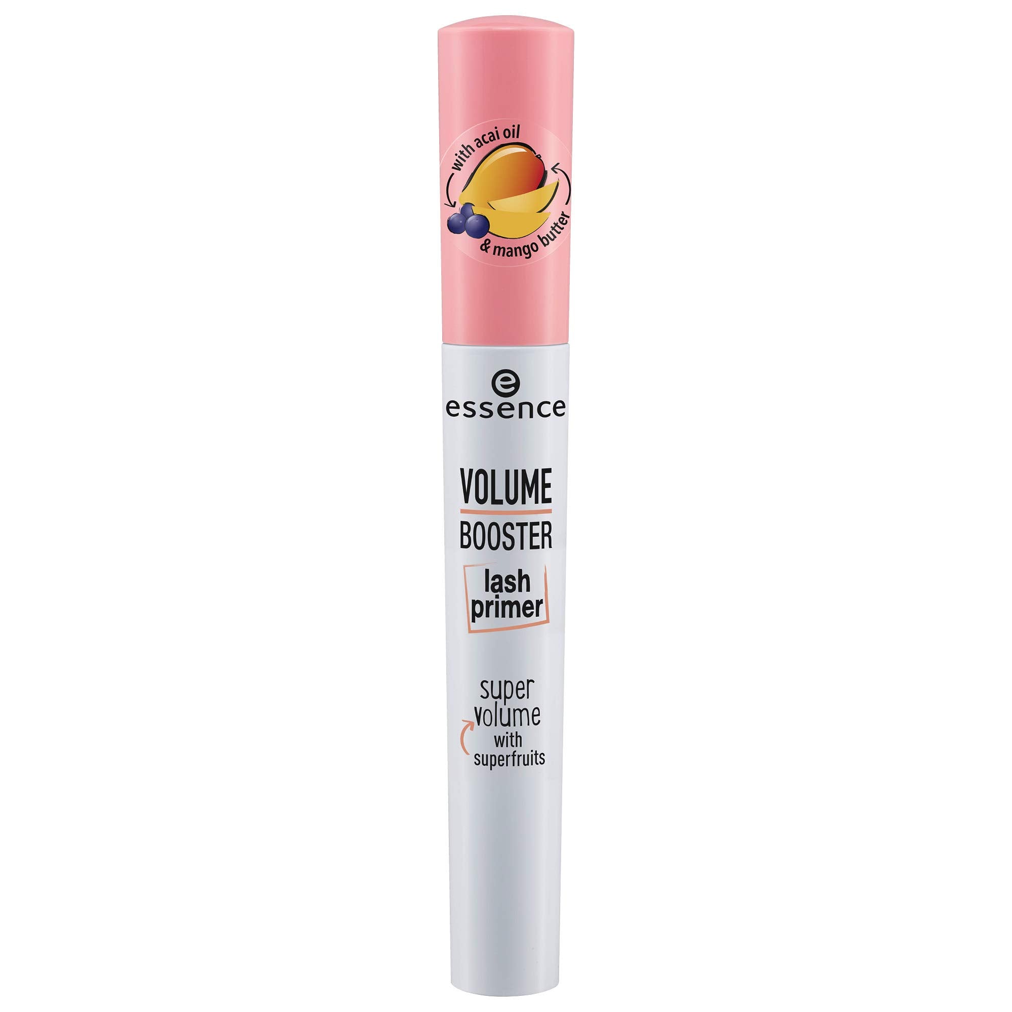 essence Potenciador de volumen para pestañas, bote blanco, base para look definido