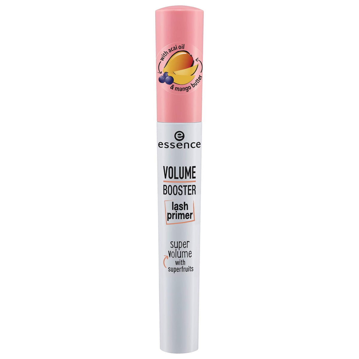 essence Potenciador de volumen para pestañas, bote blanco, base para look definido