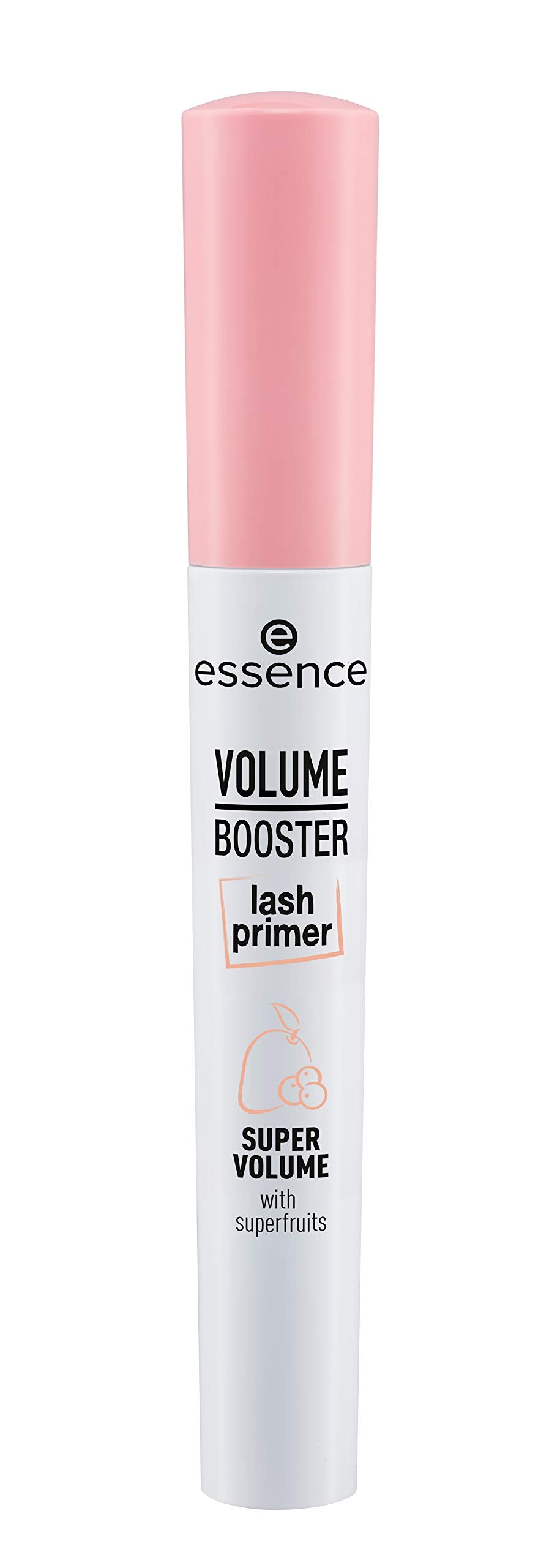 essence Primer de Pestañas Volumen: textura blanca que prepara pestañas para la máscara