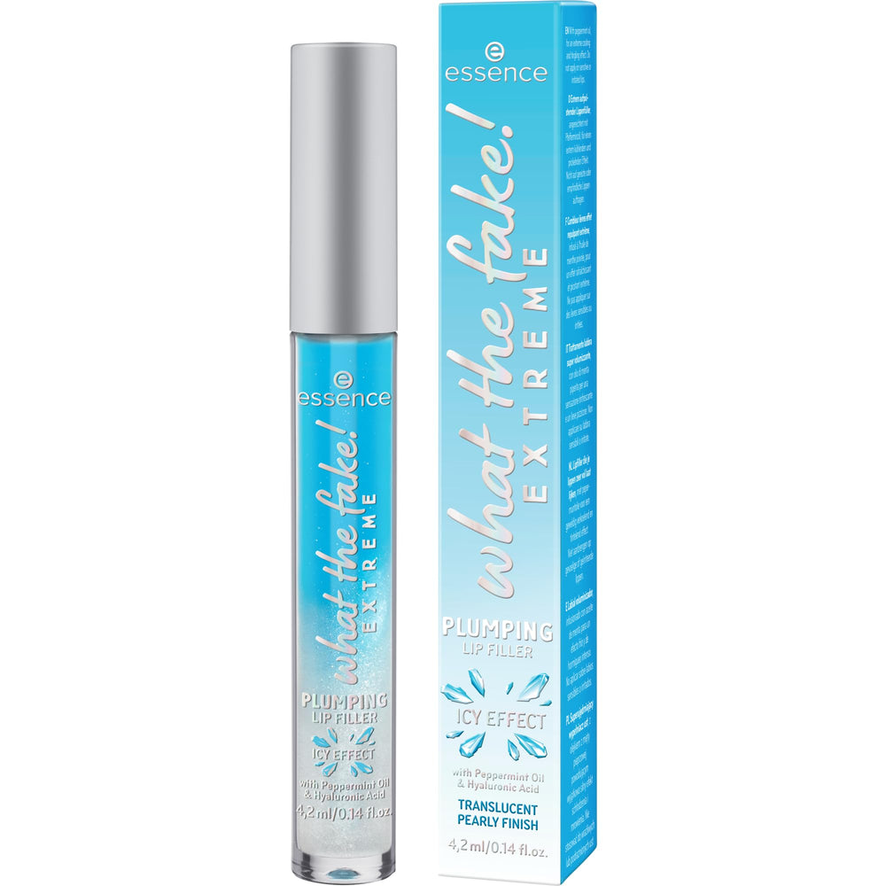 essence que-lo-falso-labial-voluminador-extremo: empaque brillante para uso diario