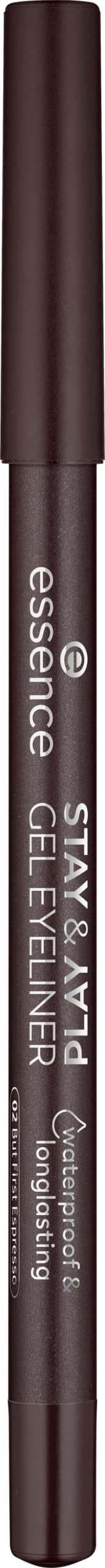 Delineador gel Stay & Play, aplicación suave para trazos precisos.