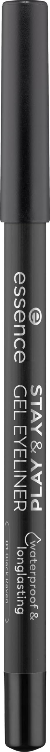 essence Stay & Play Gel Eyeliner: pigmento intenso para un delineado visible.