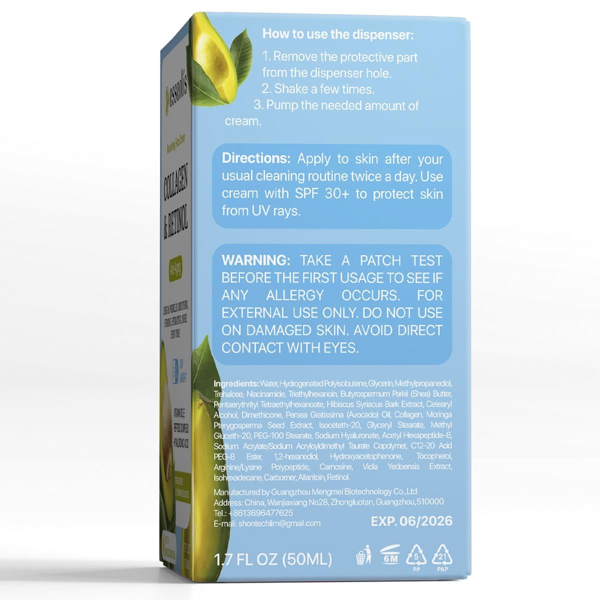ESSENLIS vitamina B en crema: nutrición diaria para la piel
