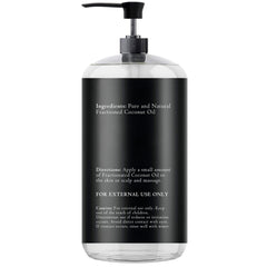 Essentially KateS fractionated coconut oil 500 ml packaging for multipurpose use