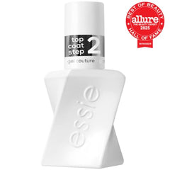 La aplicación en dos pasos con essie Gel Couture permite un acabado de gel sin lámpara.