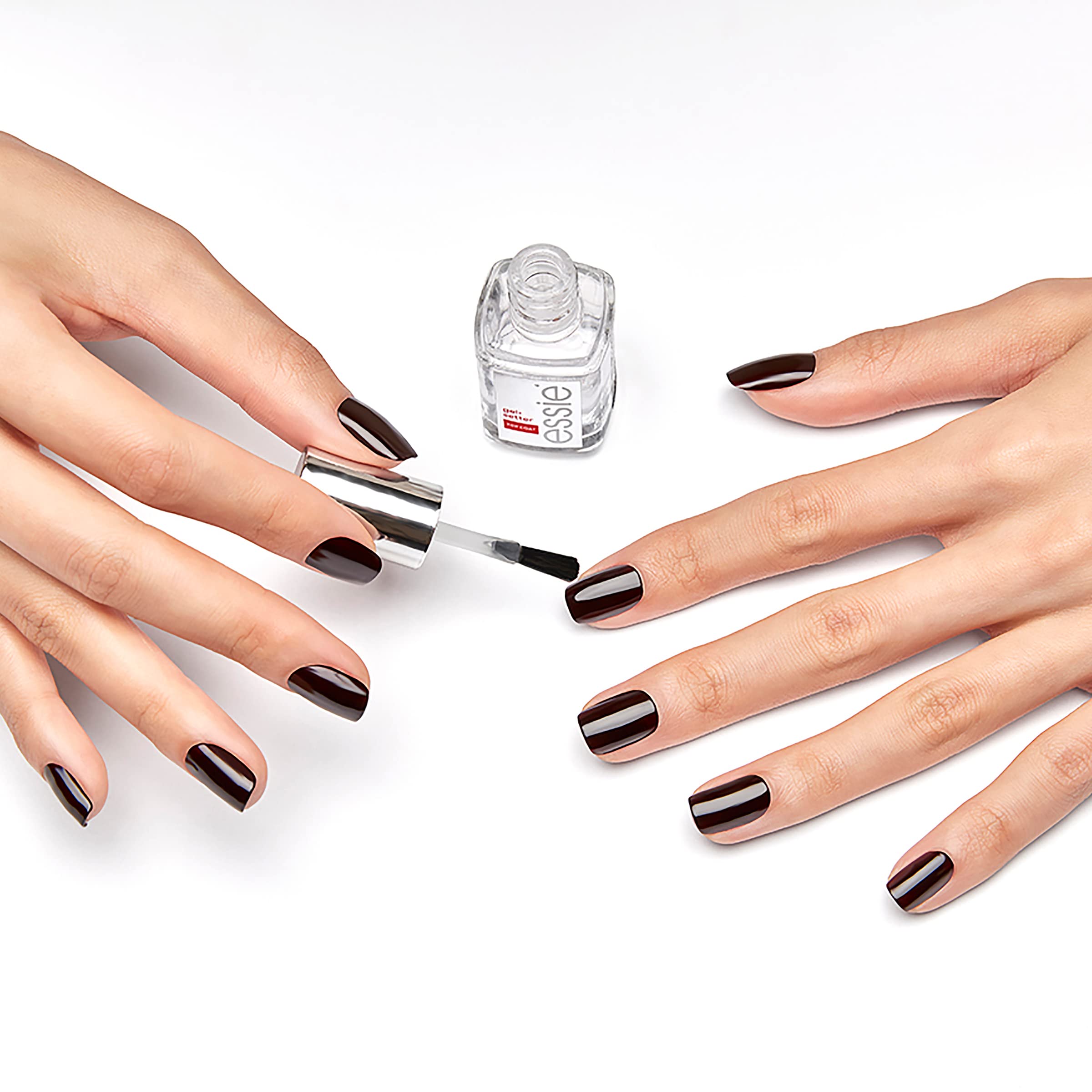 essie capa superior de gel, brillo intenso y acabado gel