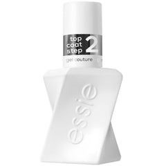 La capa superior essie Gel Couture proporciona brillo gel y acabado liso y duradero.