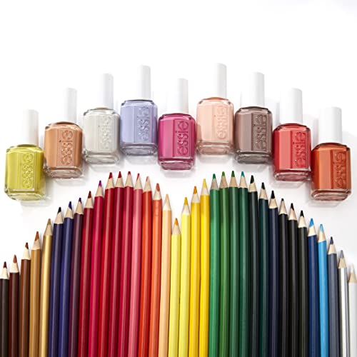 Manicura duradera con essie Crochet Away y cuidado suave de uñas.
