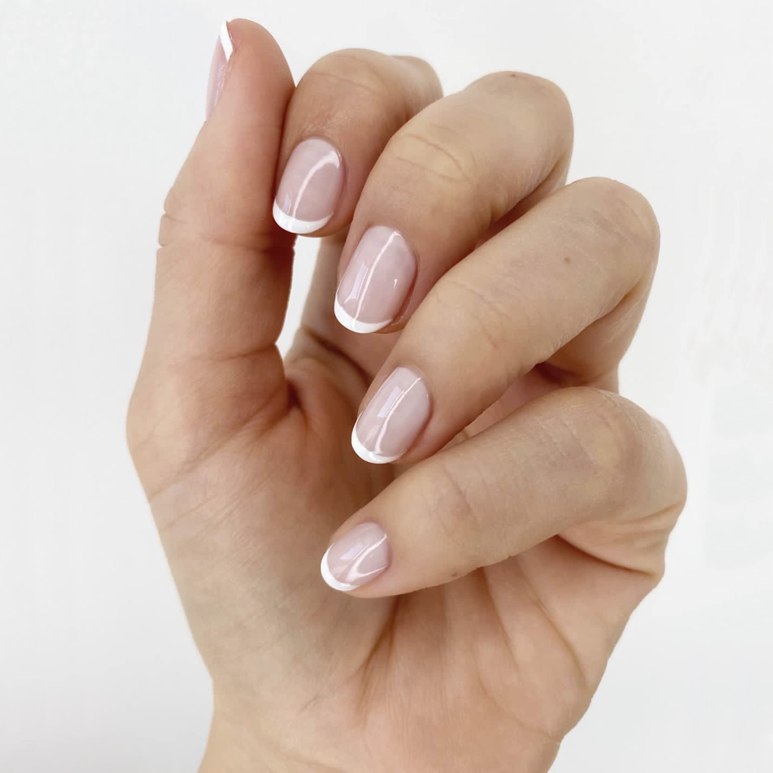 esmalte blanco puro en botella