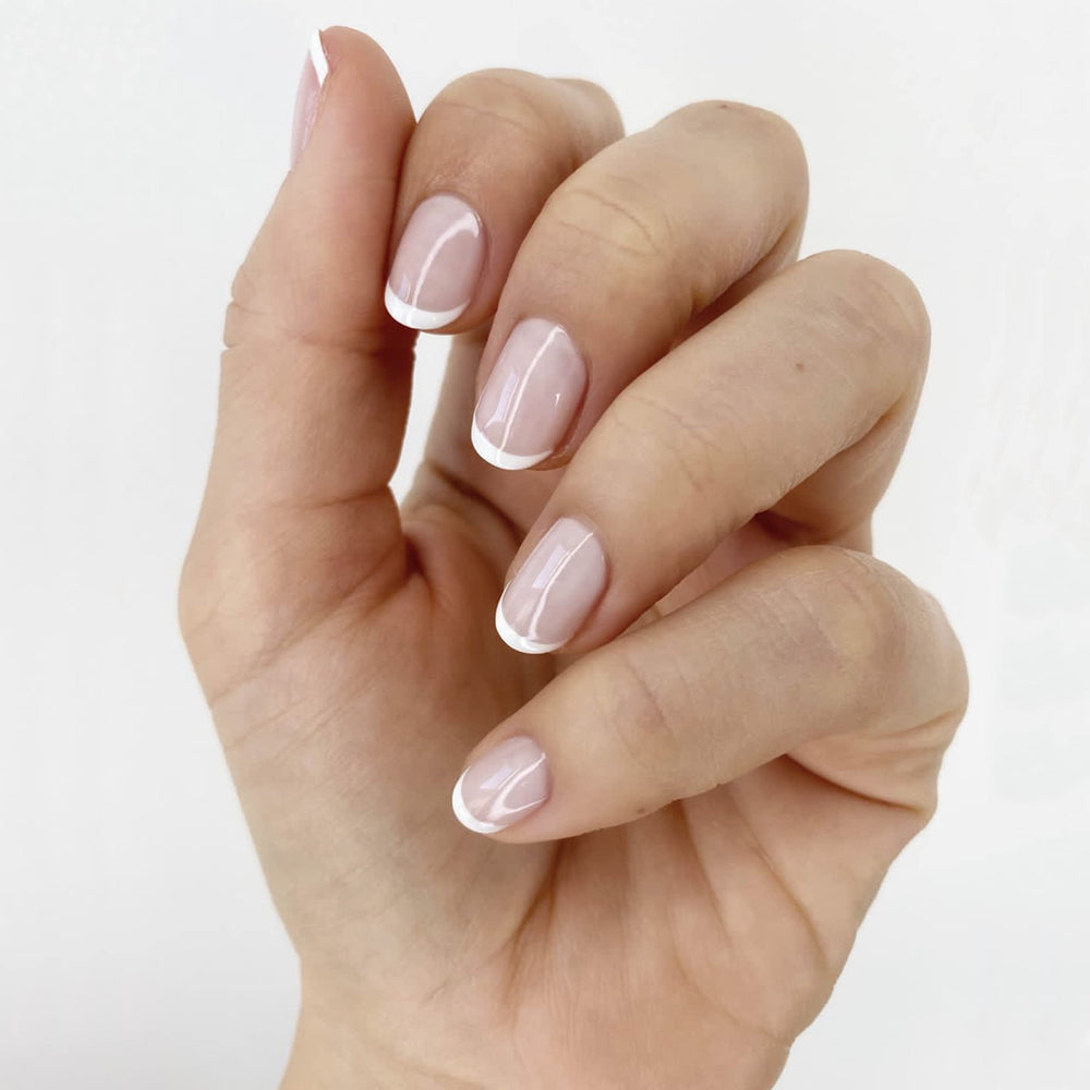 esmalte blanco puro en botella