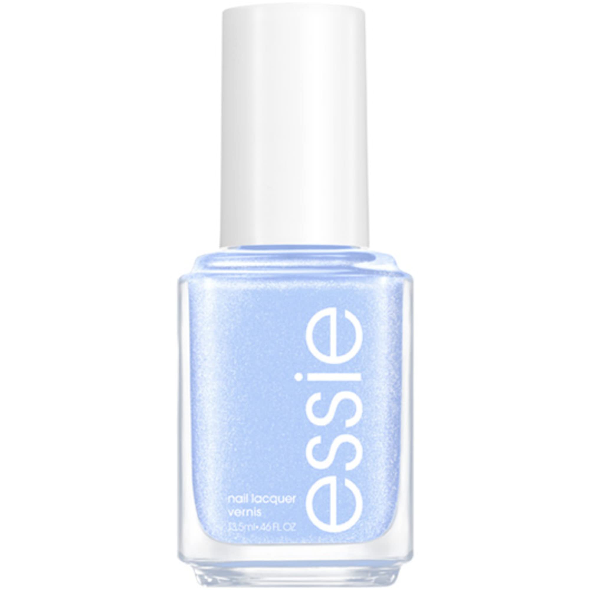 essie esmalte azul brillante con acabado liso y duradero