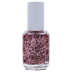 Esmalte essie diamante rosado con lentejuelas, acabado deslumbrante para uñas