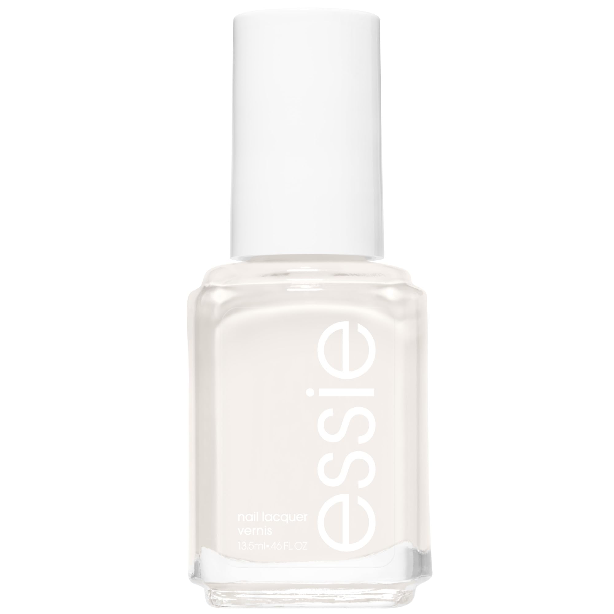 Esmalte essie Tuck It In My Tux con brillo sedoso para uñas sofisticadas.