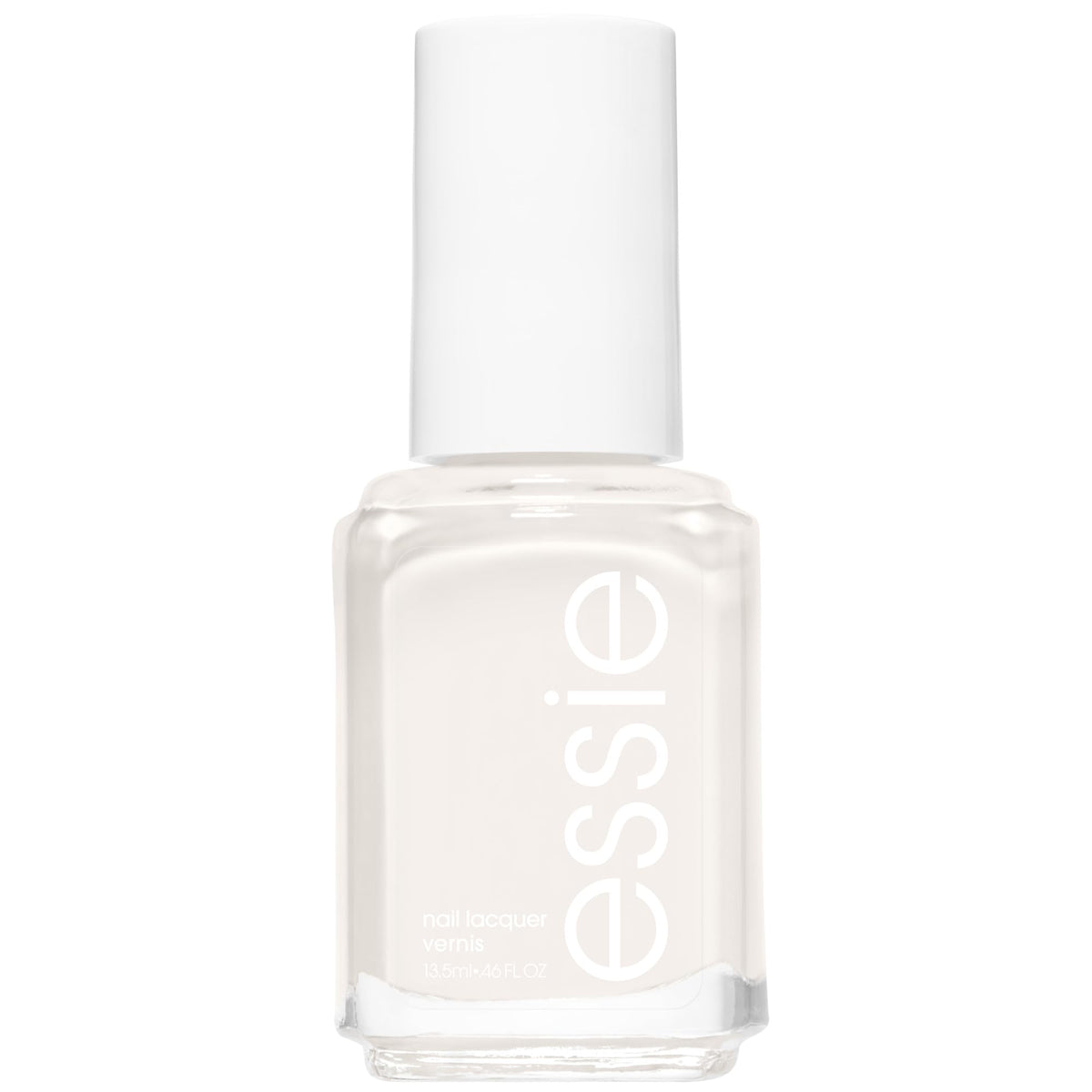 Esmalte essie Tuck It In My Tux con brillo sedoso para uñas sofisticadas.