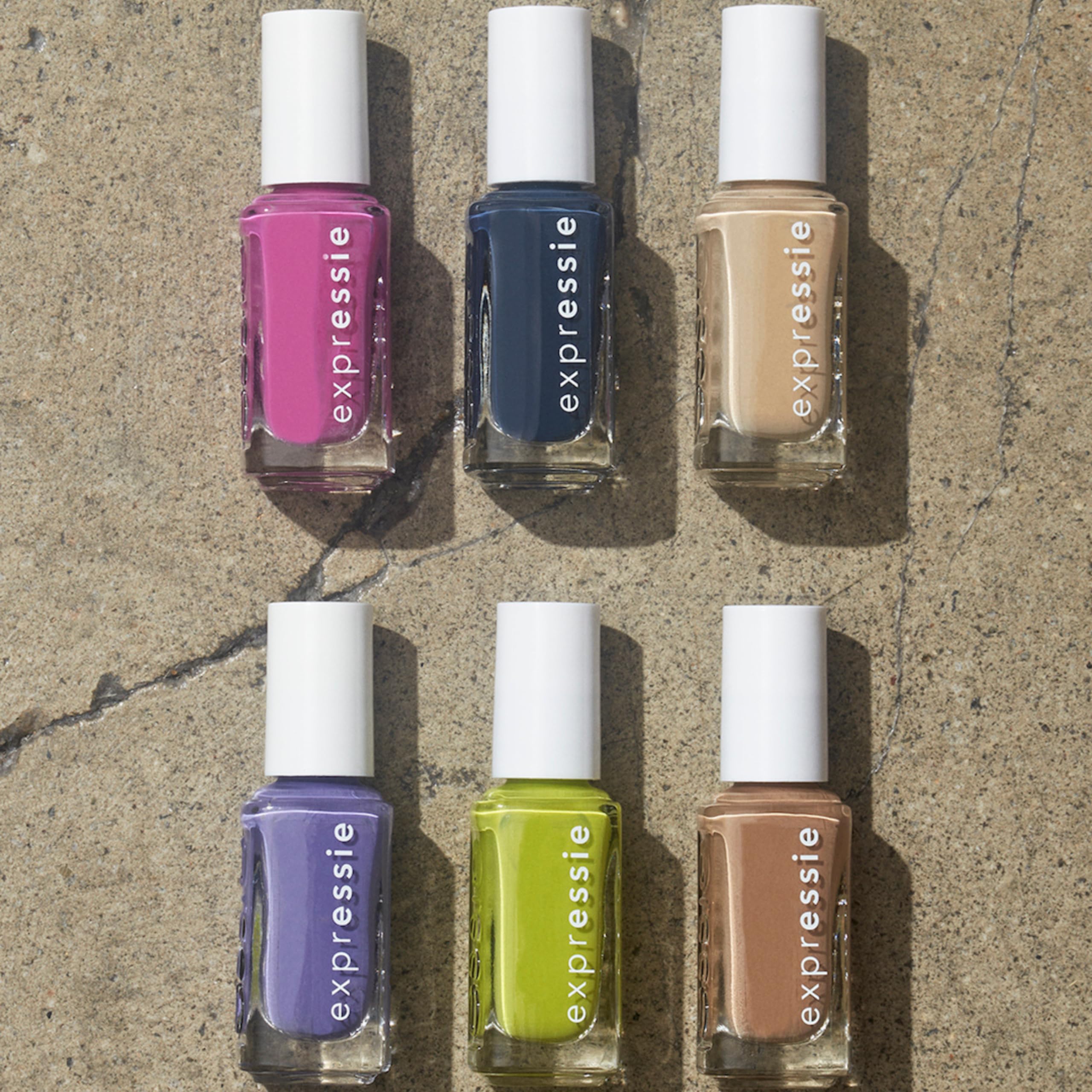 essie expressie aplicación rápida sin base ni top coat.
