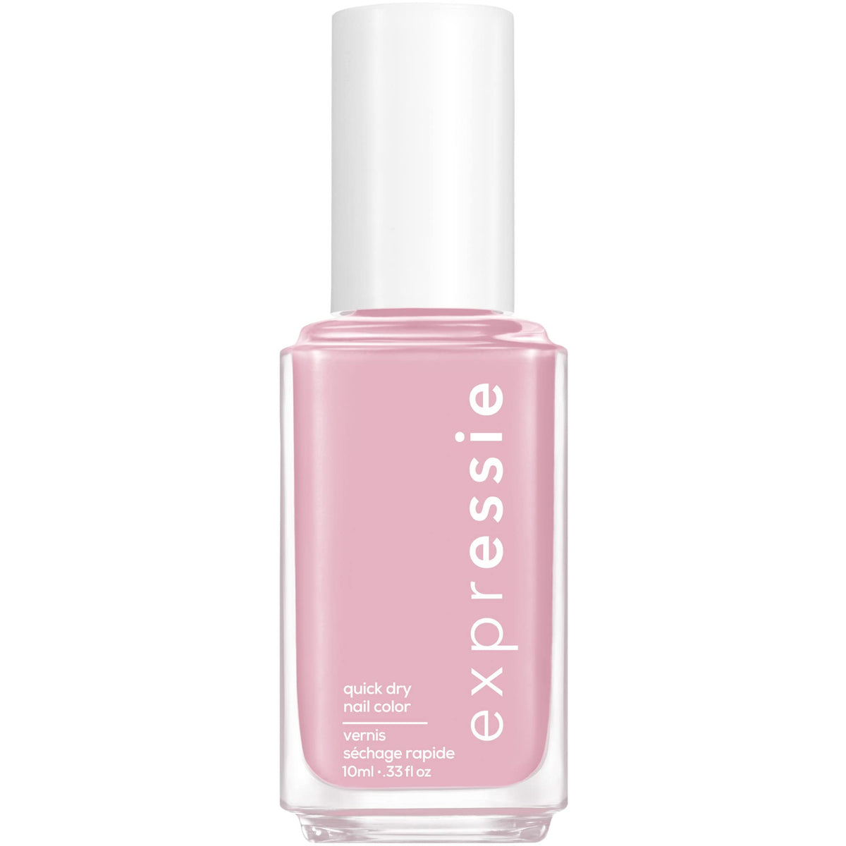 essie Expressie lila crema: acabado cremoso con secado rápido para uñas perfectas en minutos.